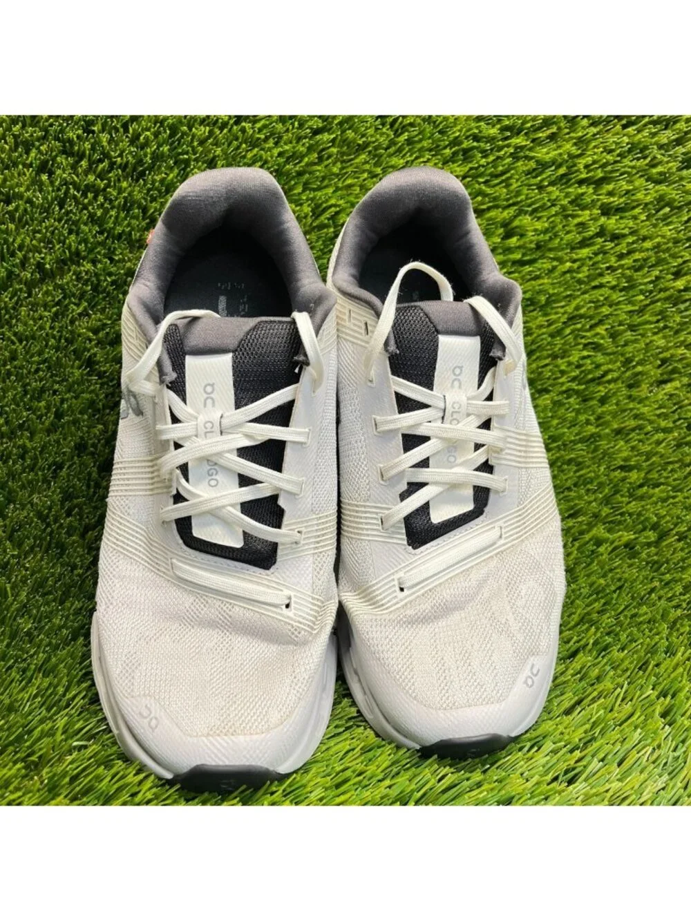 On Cloudgo Womens Size 9.5 White Glacier Gray Athletic Running Shoes Sneakers